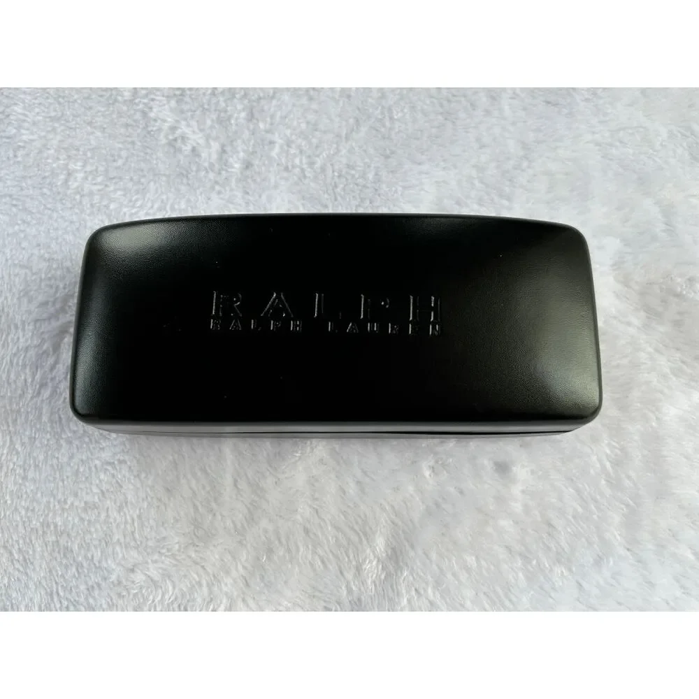 Ralph Lauren Black Hardcase Clamshell Sunglass/Eyeglass Case, New